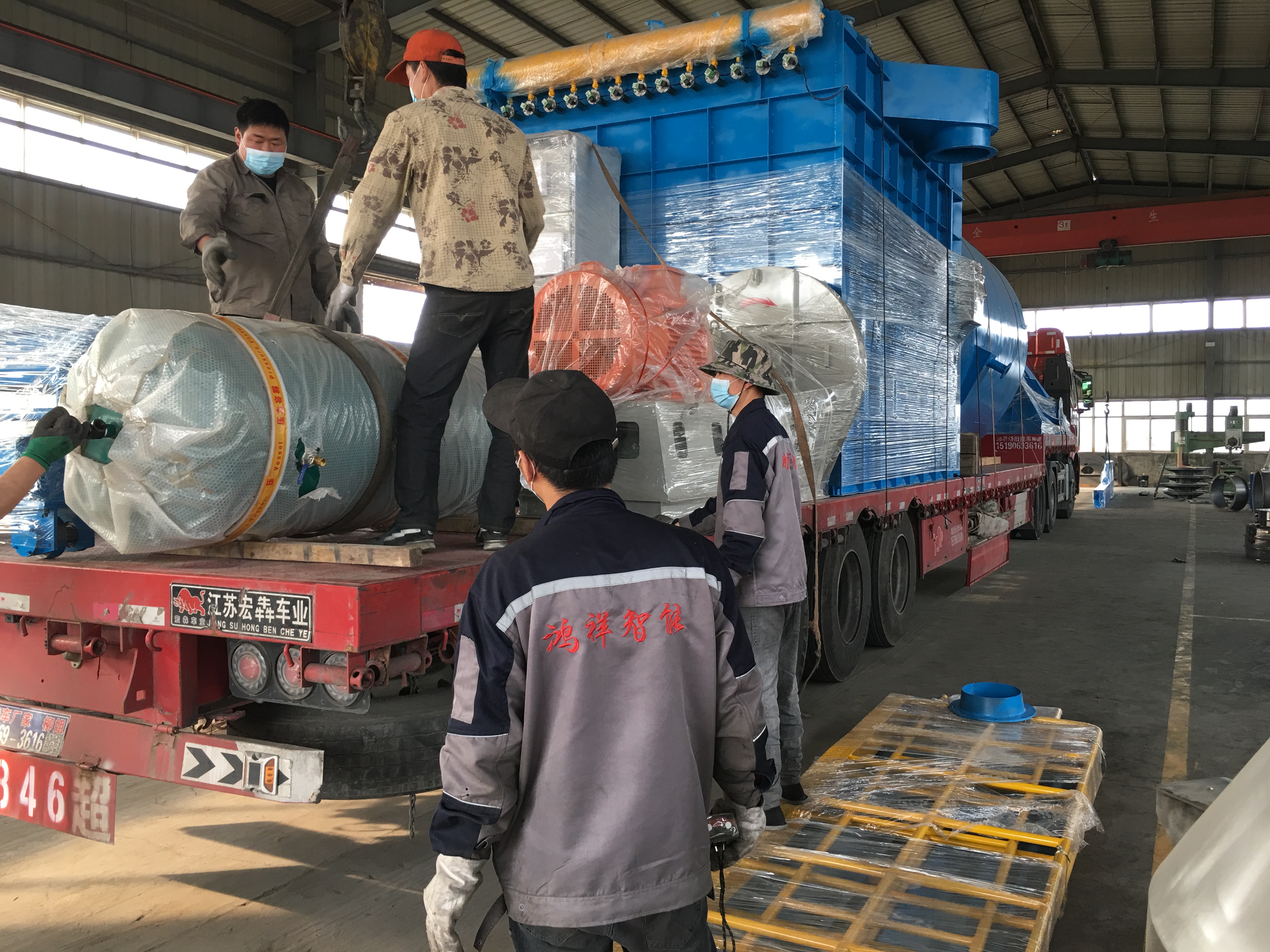 除塵器負壓分離器發貨現場